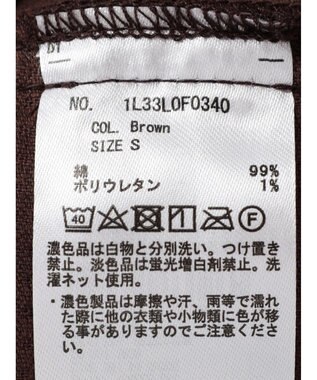 earth music&ecology ワッフルコーデュロイショートパンツ Brown