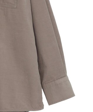 AMERICAN HOLIC Ｗポケットコーデュロイシャツ Gray Beige