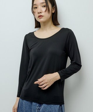 Green Parks ｉｎ　バレエネックインナー Black