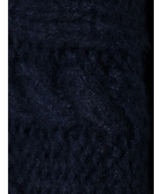 CRAFT STANDARD BOUTIQUE ブラッシングケーブルニット Navy