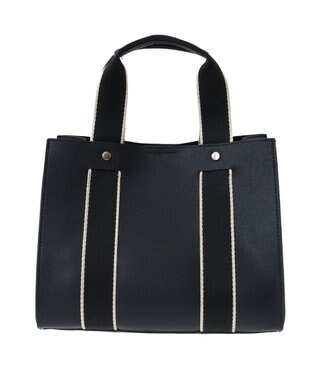 Green Parks ・Ｃｕ－ｓｈｕｔ　ワイドテープハンドルスクエアトート Black