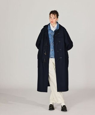 LENO DUFFEL COAT 《MONTGOMERY×LENO》《UNISEX》 ダッフルコート NAVY