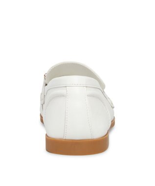 STEVE MADDEN CARRINE ビット―ローファー ホワイト