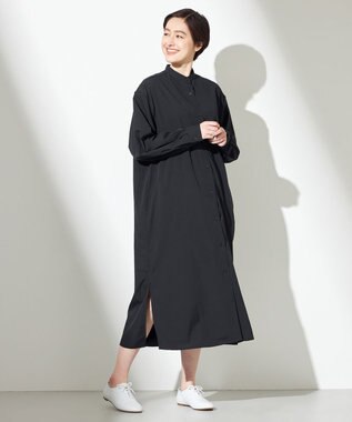 HELLY HANSEN 【はっ水・ストレッチ・UVカット】スカイリムスカートシャツワンピース ブラック