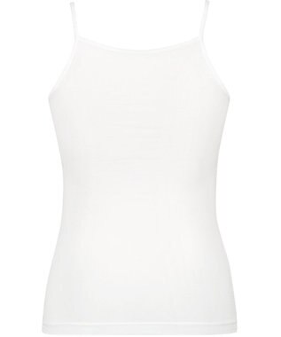 Wing ジュニア 胸あて付きキャミソール 綿混素材(身生地部) 二重仕立て(胸もと) 【STEP1 トップが目立ちはじめた胸に】  RL6317 ウイング／ワコール ホワイト