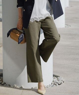 23区 L 【Oggi掲載/WEB&一部店舗限定カラーあり】ストレッチギャバ チノ パンツ