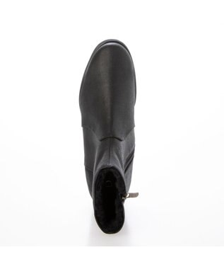 MODE ET JACOMO <D'ICI>プレーンボアショートブーツ ブラック