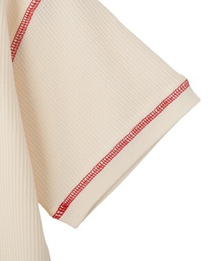 AMERICAN HOLIC 【RUSSELL】ワッフルガゼットTシャツ Ivory