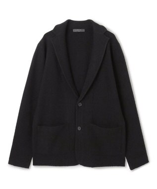 JOSEPH HOMME 新型【洗える】ヴィスコースリンクス 　ニットジャケット ブラック系