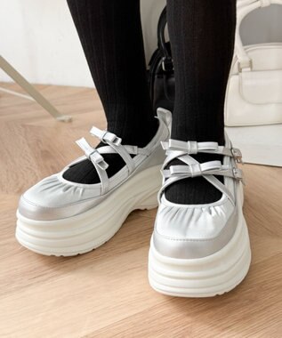 WEGO 2way厚底ストラップシューズ