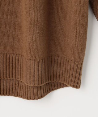 J.PRESS LADIES L 【WEB限定・洗える】 EIGER CORD 求心編み ニット キャメル系