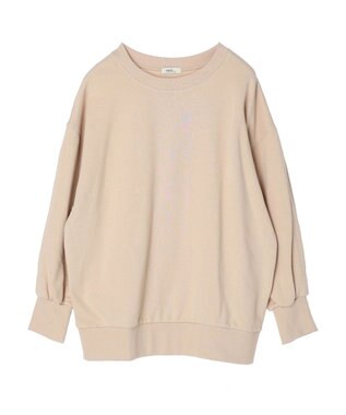 earth music&ecology 袖スリットスウェット Beige