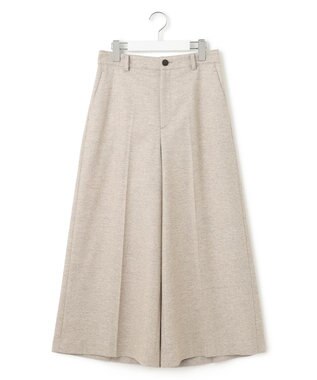 23区 L ラメミックスツイード クロップド パンツ ベージュ系