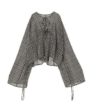 earth music&ecology ワッシャードロスト羽織りシャツ Check