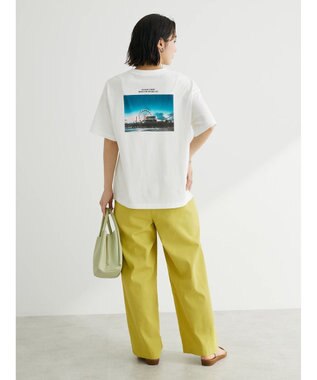 Green Parks バックフォトボックスＴシャツ Off White