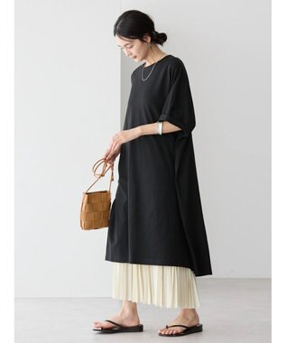 AMERICAN HOLIC バックタックカットチュニック Black