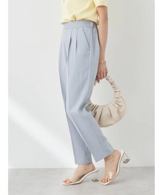 earth music&ecology 接触冷感テーパードパンツ Light Gray