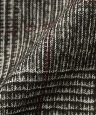 JOSEPH ABBOUD 【ストレッチ】フランネルジャージ パンツ ダークブラウン系4