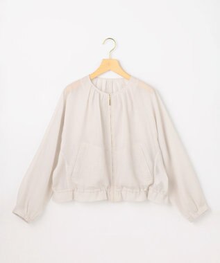 組曲 【先行予約】カラーボイル ブルゾン エクリュ系