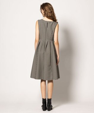 TOCCA 【洗える】GEOMETRIC FLOWER ドレス ブラック系5