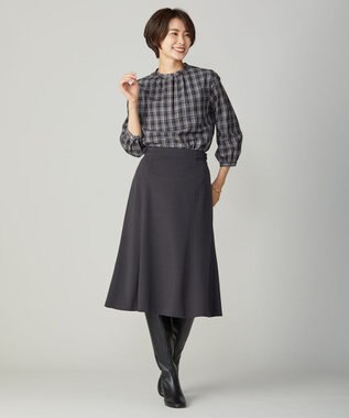 J.PRESS LADIES レザー ロングブーツ ブラック系