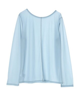 earth music&ecology シアーカットプルオーバー Grayish Blue