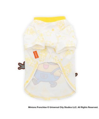 PET PARADISE ミニオン ボブ 手つなぎ Ｔシャツ 接触冷感 小型犬 ホワイト×イエロー