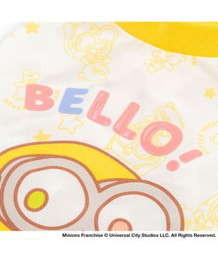PET PARADISE ミニオン ボブ 手つなぎ Ｔシャツ 接触冷感 小型犬 ホワイト×イエロー