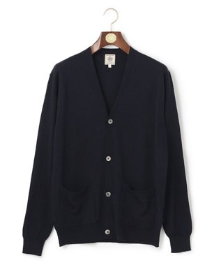 J.PRESS MEN Ｖネックカーディガン ネイビー系