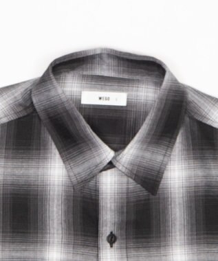 WEGO オンブレチェックシャツ（SS） 柄1