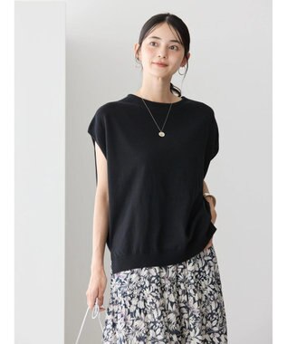 AMERICAN HOLIC ノースリーブニットプルオーバー Black