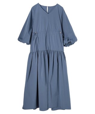 Green Parks ・ＥＬＥＮＣＡＲＥ　ＤＵＥ　ドロストティアードワンピース Blue