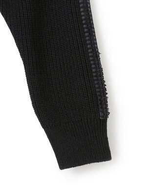 JOSEPH HOMME 【HIGH GRADE LINE】スプリットバルキーウール　ドライバーズニット ブラック系5