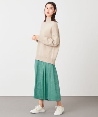 ANY ラムウールバックテイルニット アイボリー