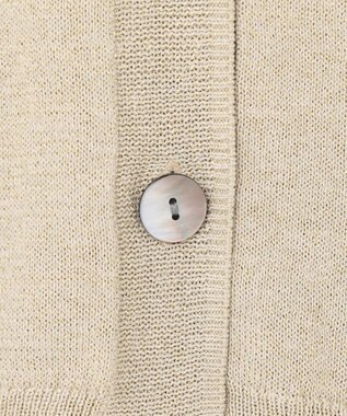 自由区 L ペーパーコットンニット カーディガン ベージュ