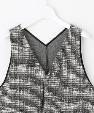 J.PRESS LADIES S ラメツイード ビスチェ ブラック系5