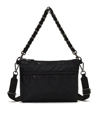 LeSportsac CHAIN COSMETIC CLUTCH/オニキスチェーンキルト オニキスチェーンキルト