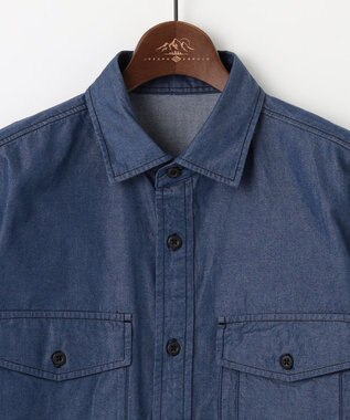 JOSEPH ABBOUD MOUNTAIN 【テーム ヤルヴィコラボ】オウル プリント シャツ ネイビー系