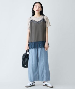 ANY プレミアムコットンベーシックＴシャツ グレージュ