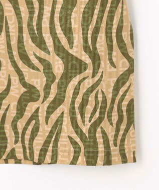 PW CIRCULUS 【MEN】ストライプカモフラ メッシュポケットシャツ ゴルフ カーキ系5