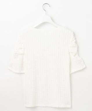 Feroux 【洗える】パワショル トップス ホワイト系