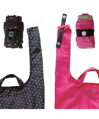 ROOTOTE 6729【エコバッグ+保冷保温】RT.ルーショッパーミッド2コ＆サーモインナーセット 03：スター・ピンク