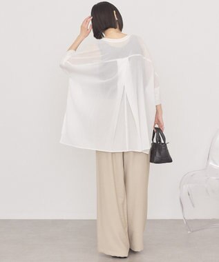 AMERICAN HOLIC Vネックポンチョシャツ Off White