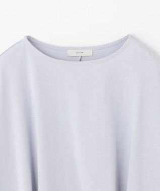 ANY 【洗える】テントライン カットソー サックスブルー系