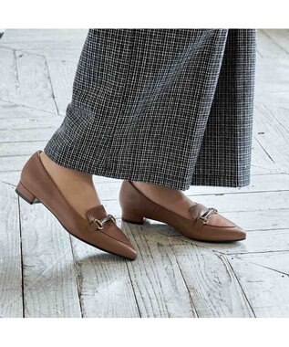 Riz raffinee 【レイン対応】ビットローファー キャメル