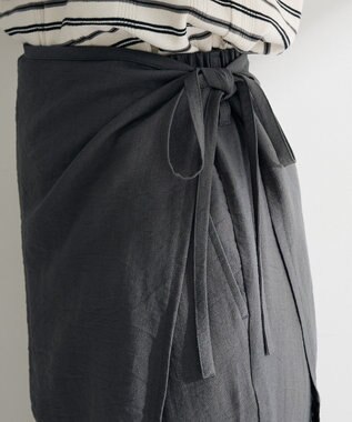 Green Parks ラップ付きパンツ Gray