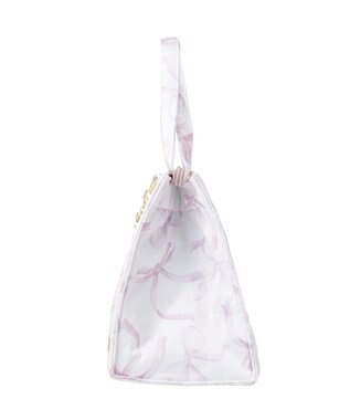 Maison de FLEUR 【保冷機能付き】リボン柄保冷バッグ Pink