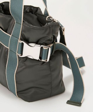 TOPKAPI 【TREASURE TOPKAPI】パデット ベルト付き 2wayトートバッグ カーキ