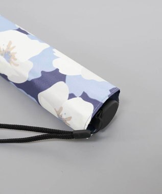 AURORA Blao（ブラオ）超耐風 花柄オールシーズン傘（折りたたみ・60㎝） サックス