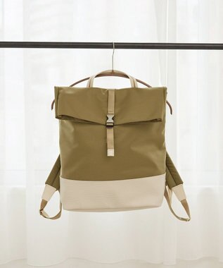 TOPKAPI 【Breath TOPKAPI】RIPPLE リプル エコナイロン コンビ リュック / バッグパック ベージュ